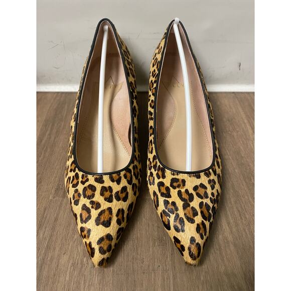 New In Box Ally NYC Shoes Leopard Suede Lower Block Heel, Fierce Sz 9.5 - Picture 3 of 10